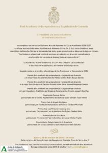 Invitación Apertura Curso 2026-2027