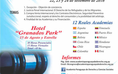 IX Congreso de Academias Jurídicas y Sociales de Iberoamérica